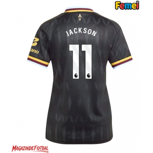 Aston Villa Nicolas Jackson #11 Tricou Fotbal Replică 2026-27 Femei Deplasare Aston Villa Nicolas Jackson #11 Tricou Fotbal Replică 2026-27 Femei Deplasare